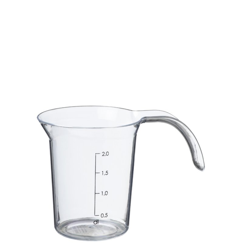 Meetbeker 'Palermo', 0,5 liter, transparant